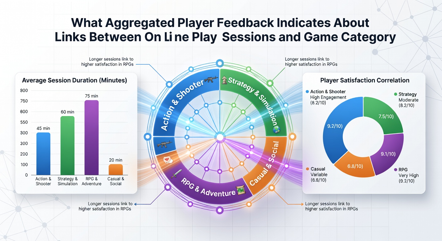 Detailed graphs from 2026 player surveys illustrating connections between online play duration and shifts in game category spending